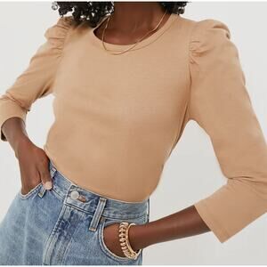 Tuckernuck Pomander Place Vesty Long Sleeve Crewneck in Tan Size XL‎